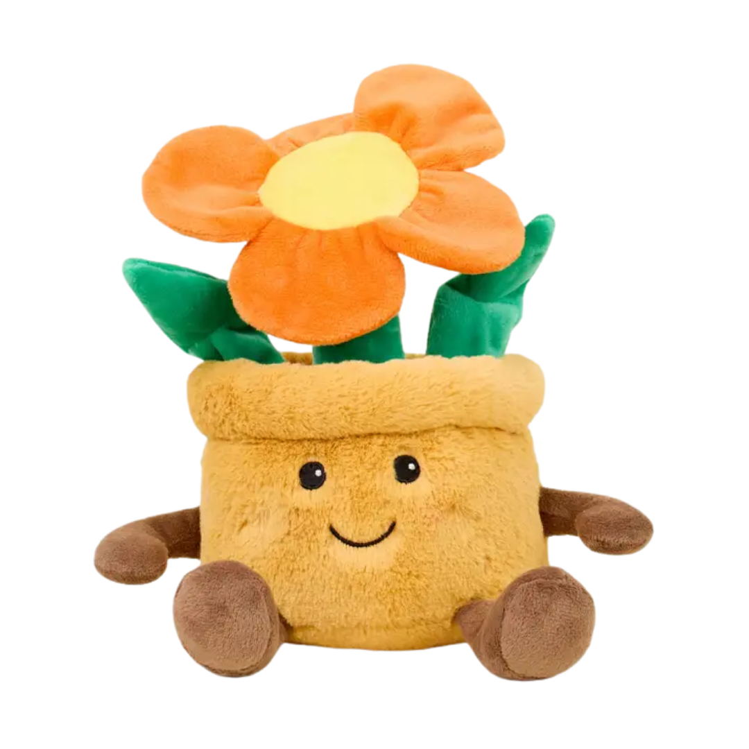 Orange Flower Pot Warmies