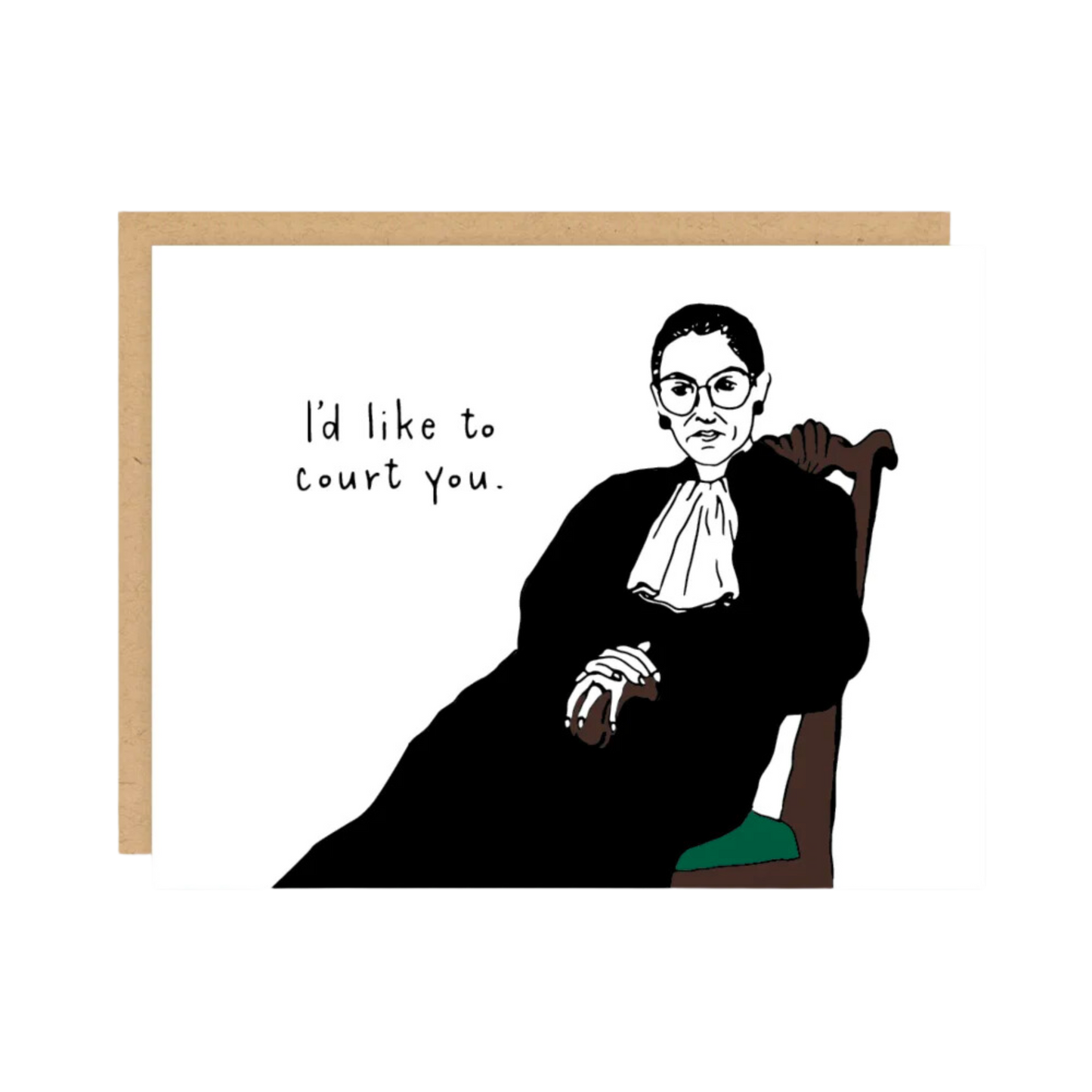 Ruth Bader Ginsburg Court You Card
