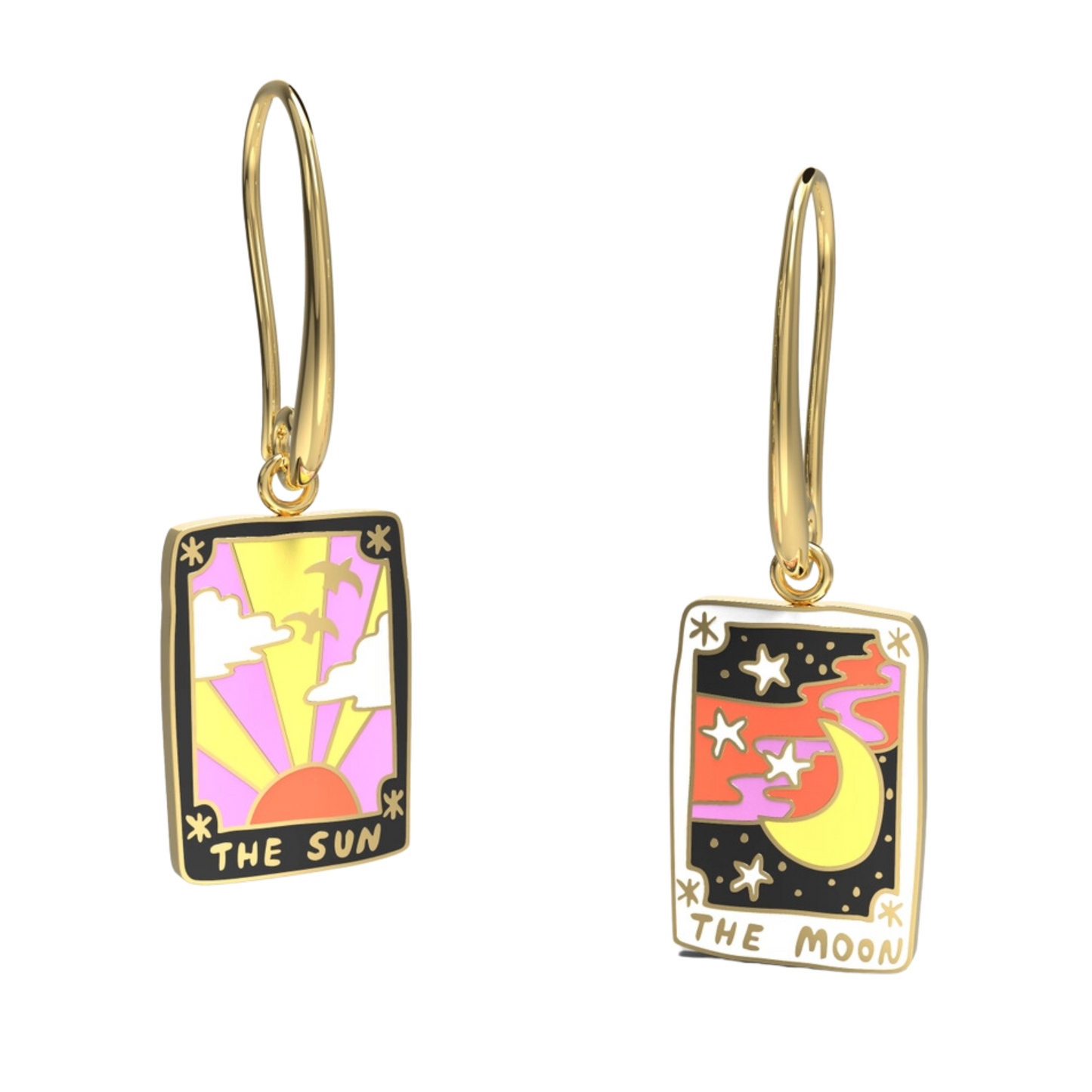 Sun & Moon Tarot Earrings