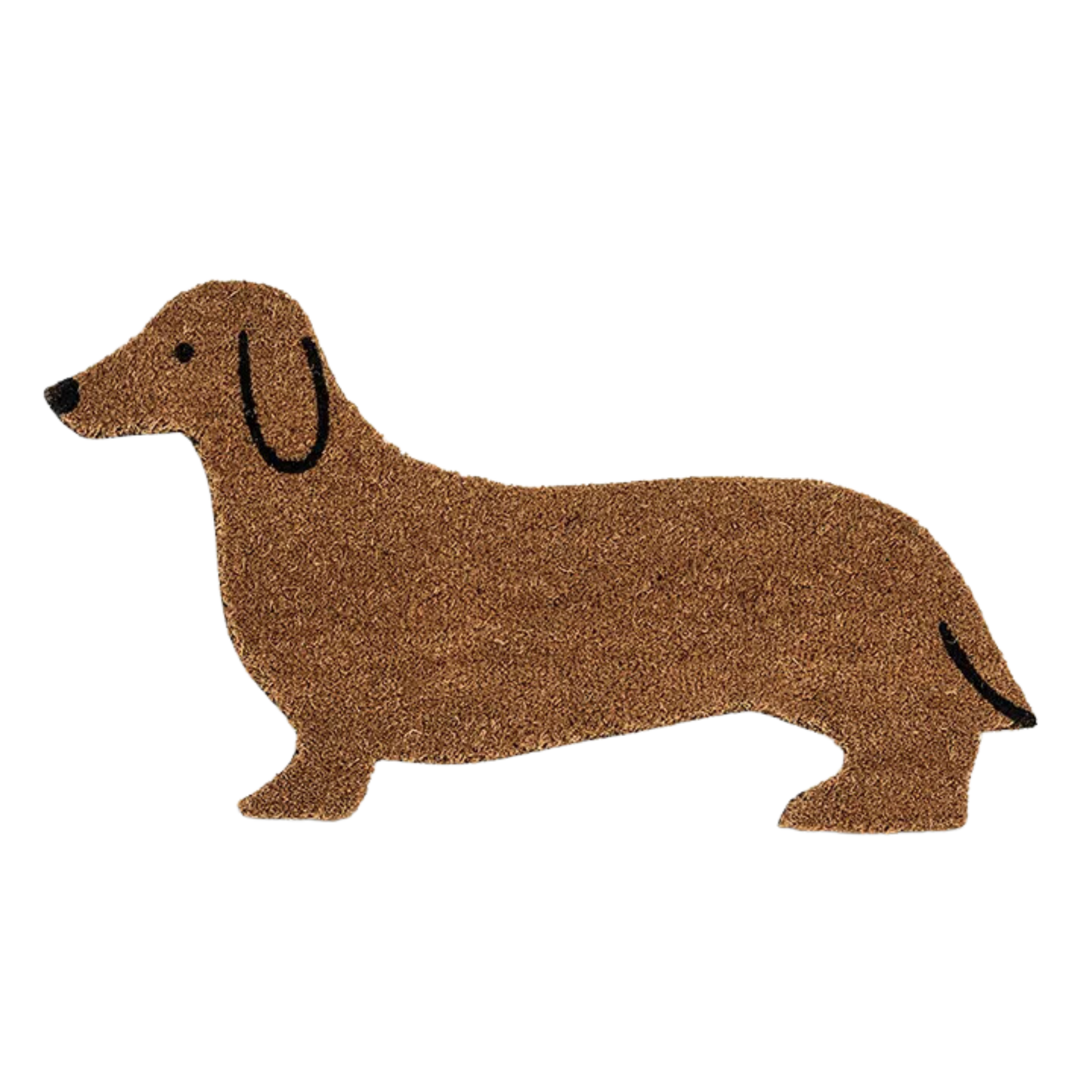 Dachshund Shaped Doormat