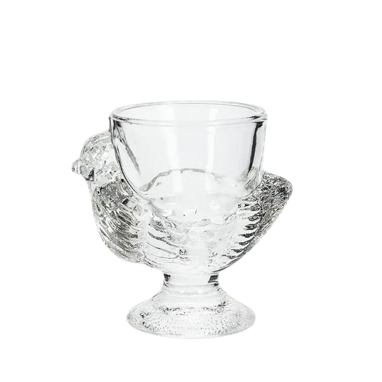 Glass Chicken Egg Cup