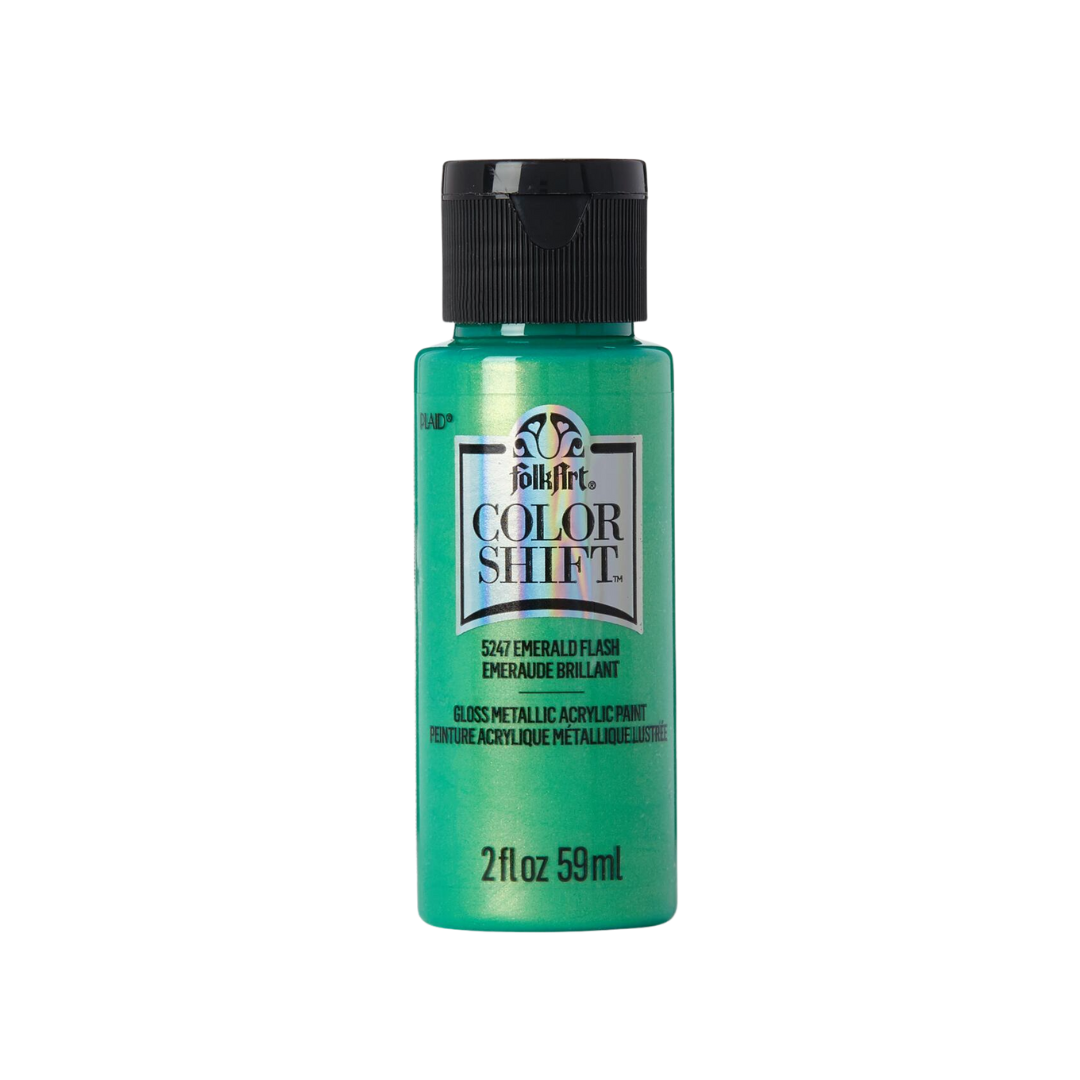 Folkart Color Shift Acrylic Paint - Emerald Flash