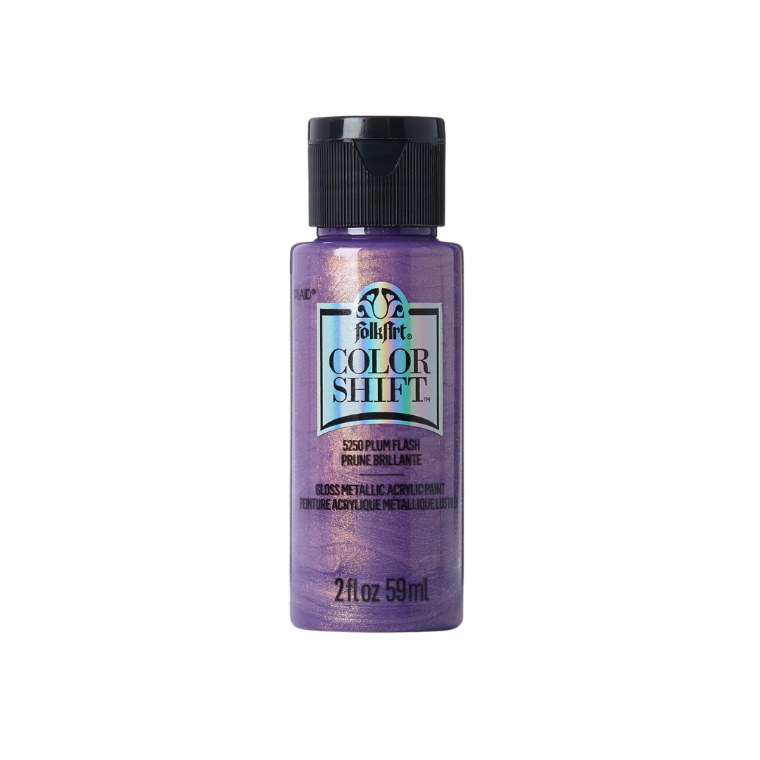 Folkart Color Shift Acrylic Paint - Plum Flash