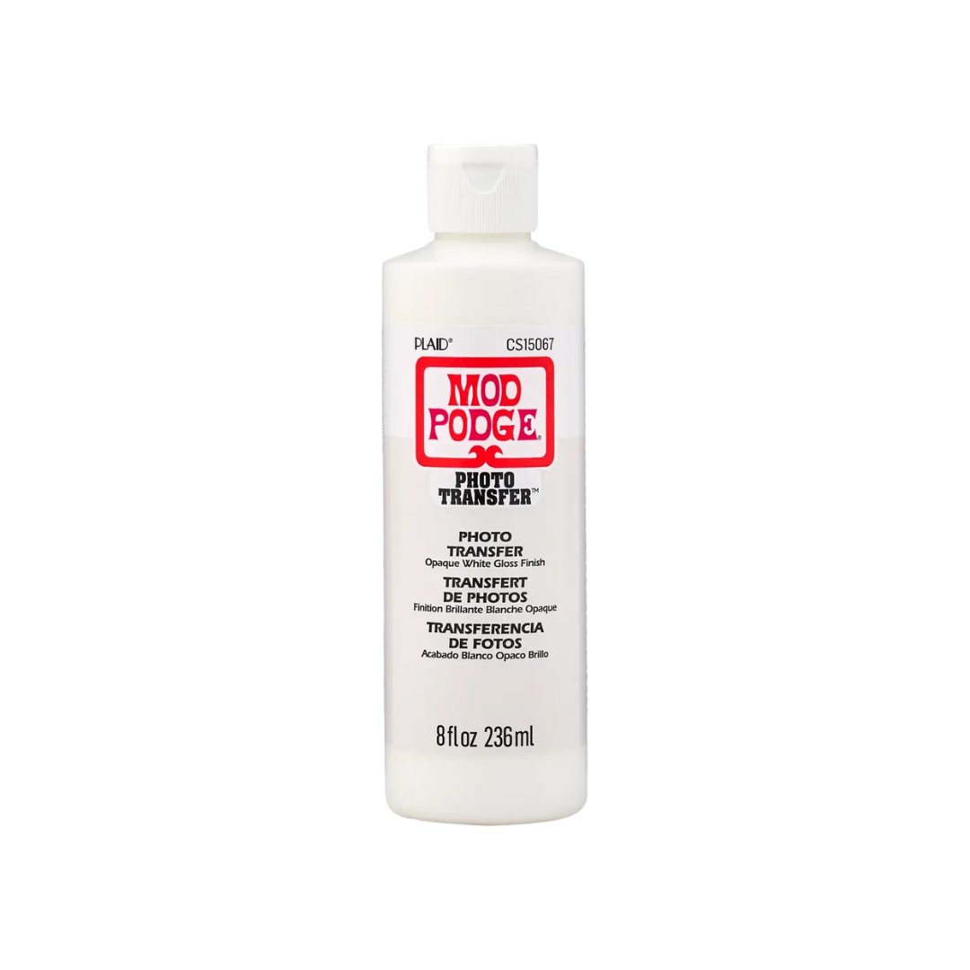 Mod Podge Image Transfer Medium 8 oz (Opaque White Gloss Finish)