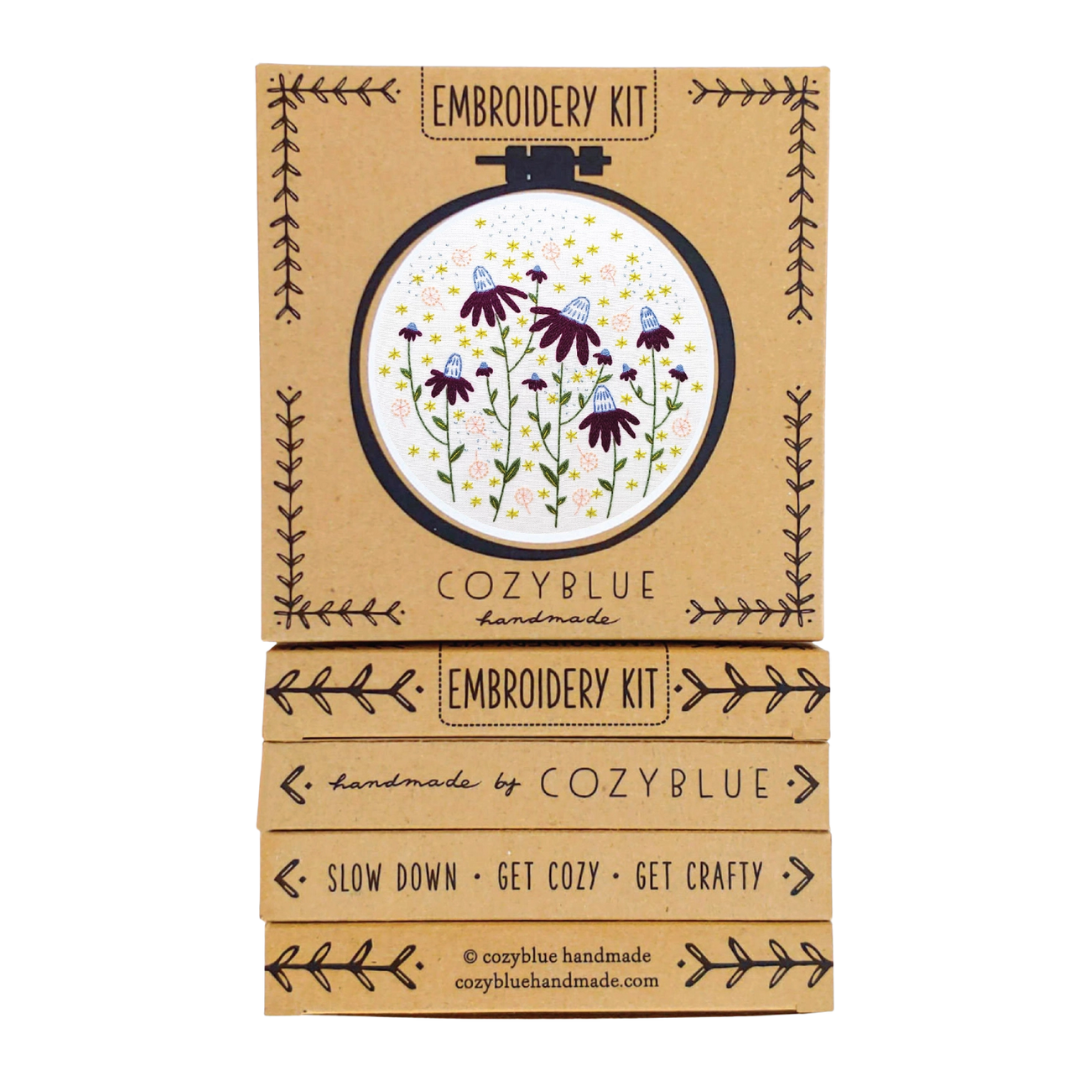 Coneflower Magic Embroidery Kit