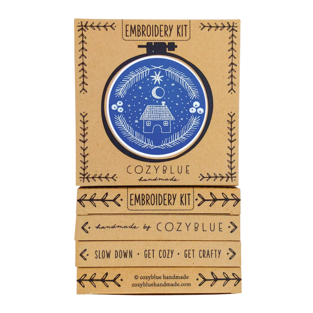 Holiday Home Embroidery Kit