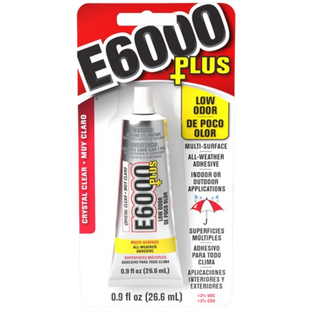 E6000 Plus Clear Adhesive Glue 0.9oz