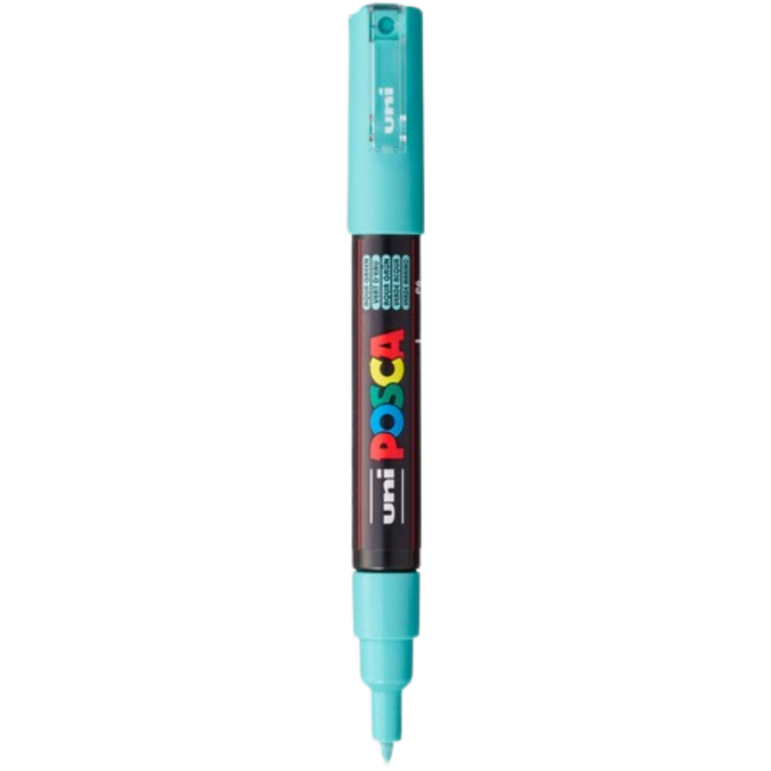 Posca PC-1M Acrylic Paint Marker β Extra-Fine Bullet Tip Aqua Green