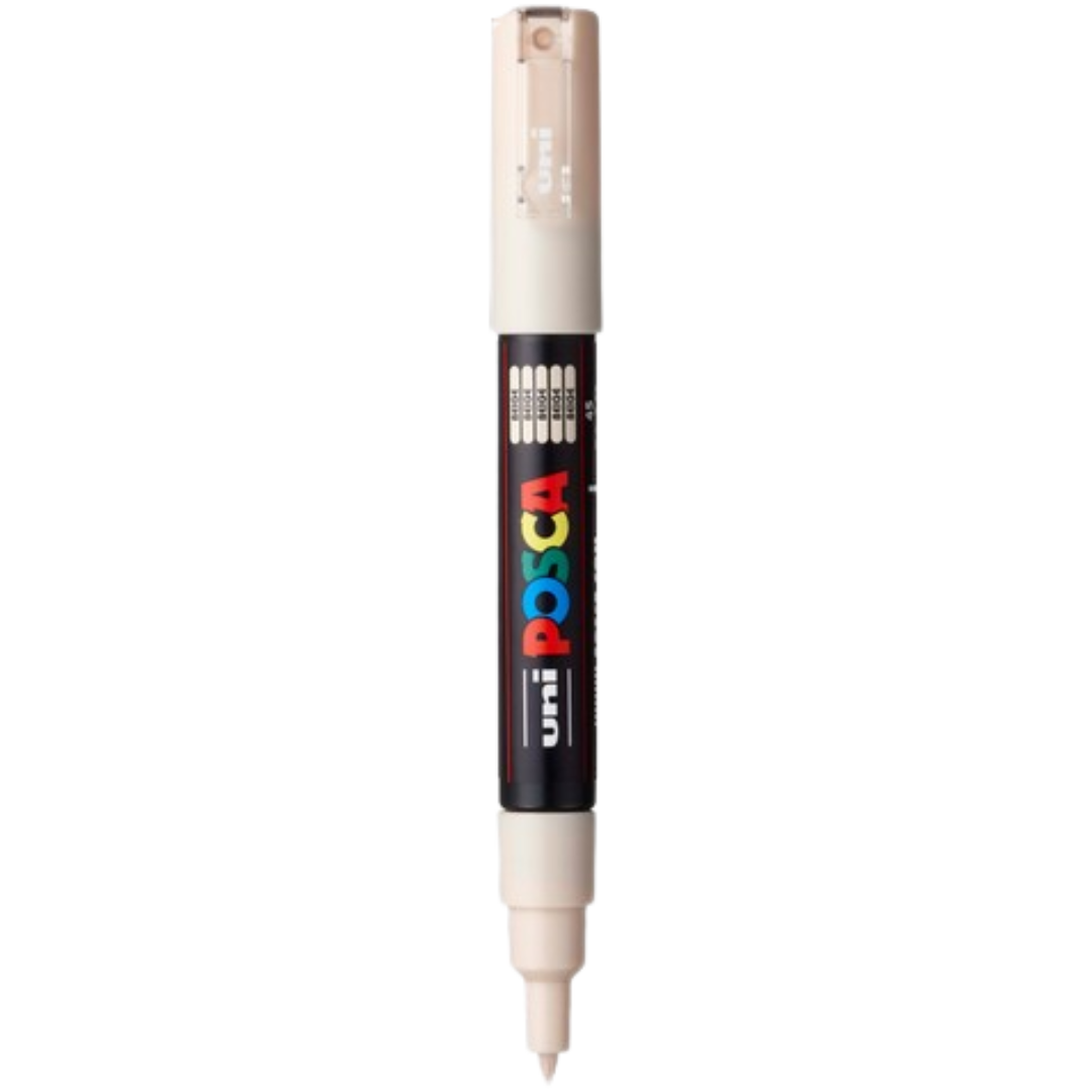 Posca PC-1M Acrylic Paint Marker - Extra Fine Bullet Tip Beige
