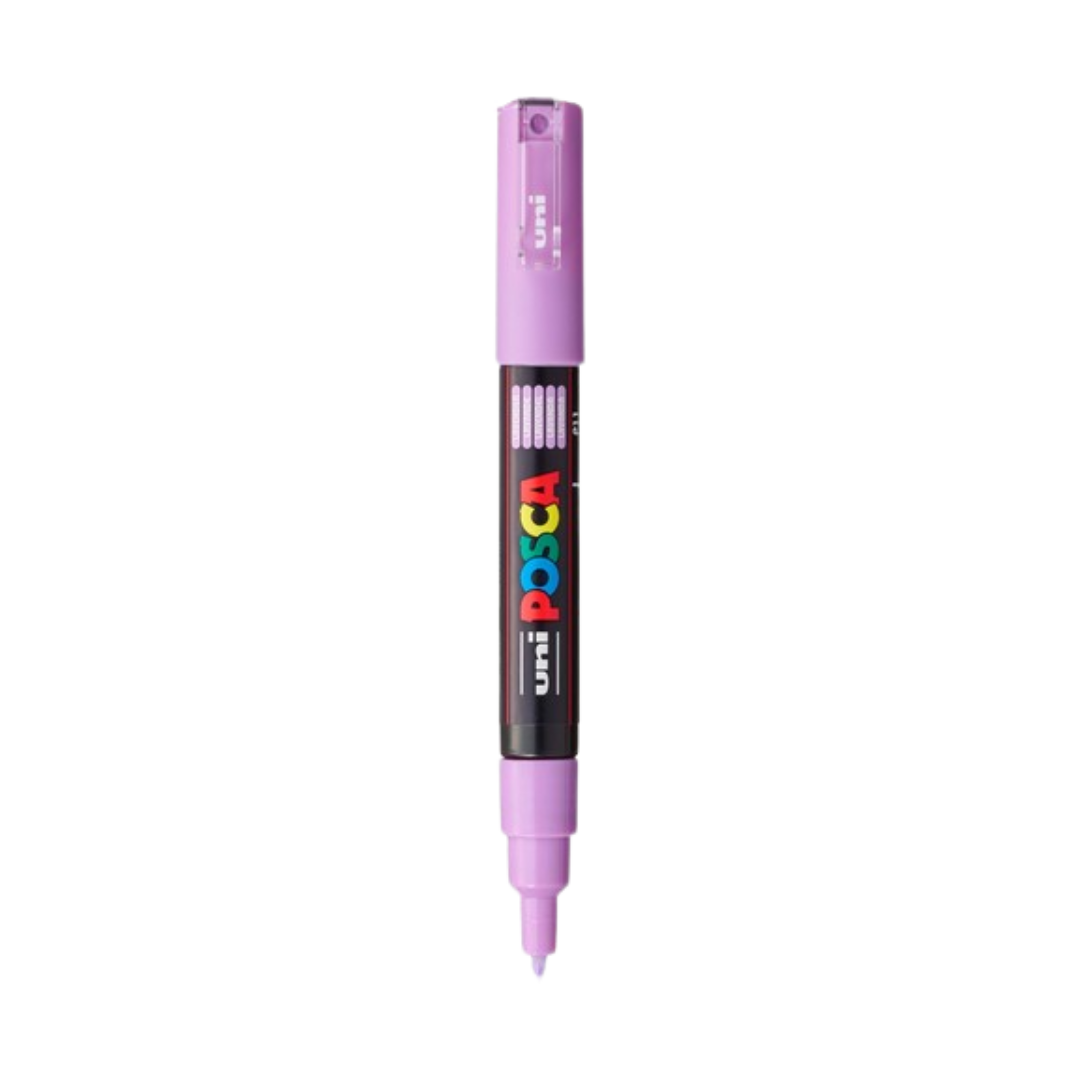 Posca PC-1M Acrylic Paint Marker β Extra-Fine Bullet Tip Lavender
