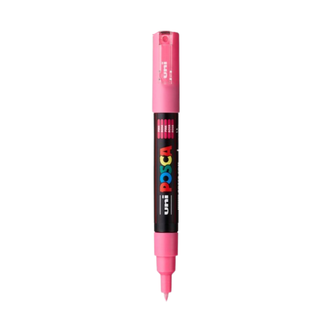 Posca PC-1M Acrylic Paint Marker β Extra-Fine Bullet Tip Pink