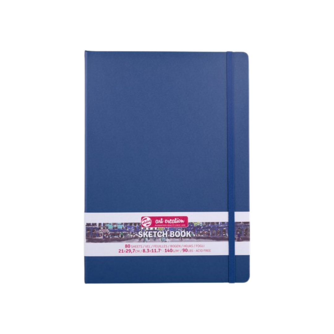 Talens Art Creation Sketchbook — Navy Blue, 8.27 × 11.69 in