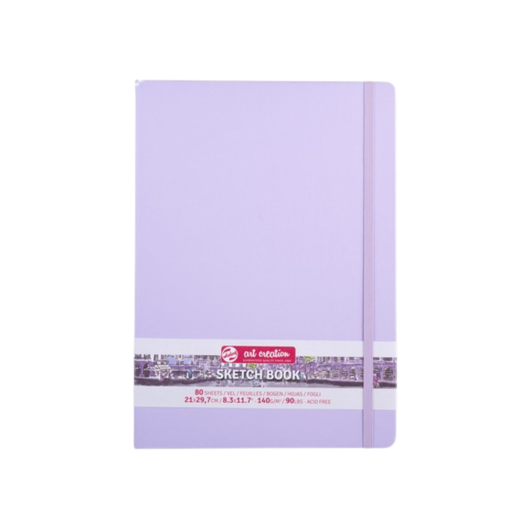 Talens Art Creation Sketchbook — Pastel Violet, 8.27 × 11.69 in