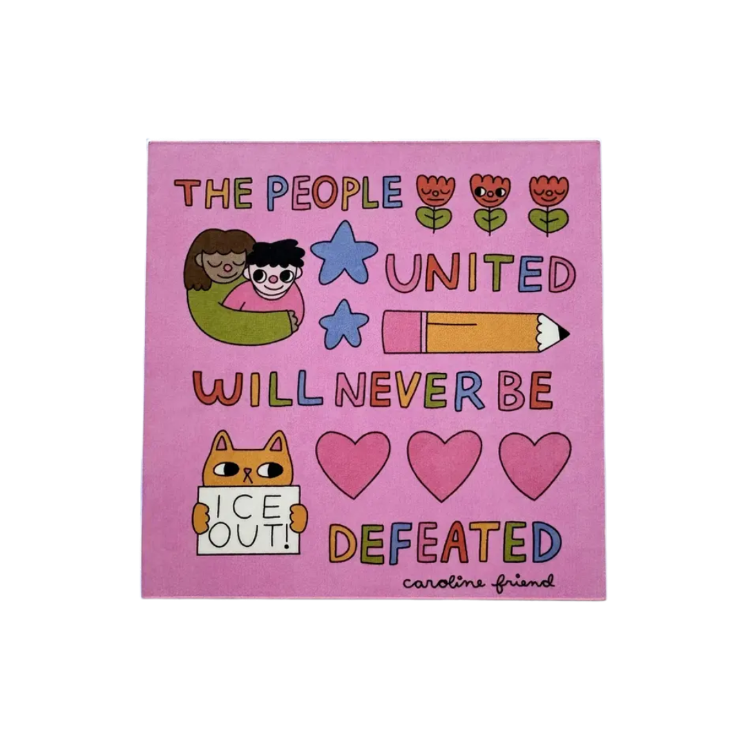 The People United Sticker