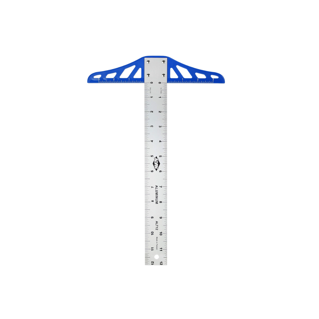 Graduated Aluminum T-Square – 12"