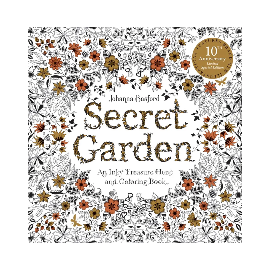 Secret Garden Coloring Poster