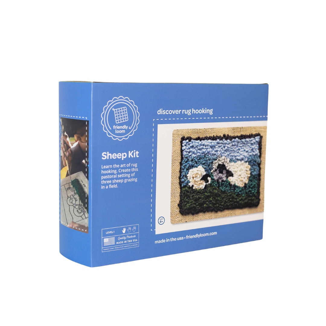 Sheep Traditional Rug Hooking Kit