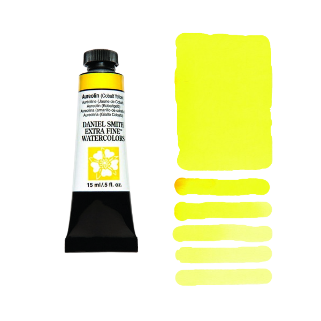 Daniel Smith Extra Fine Watercolor ā Aureolin (Cobalt Yellow) (15 ml)