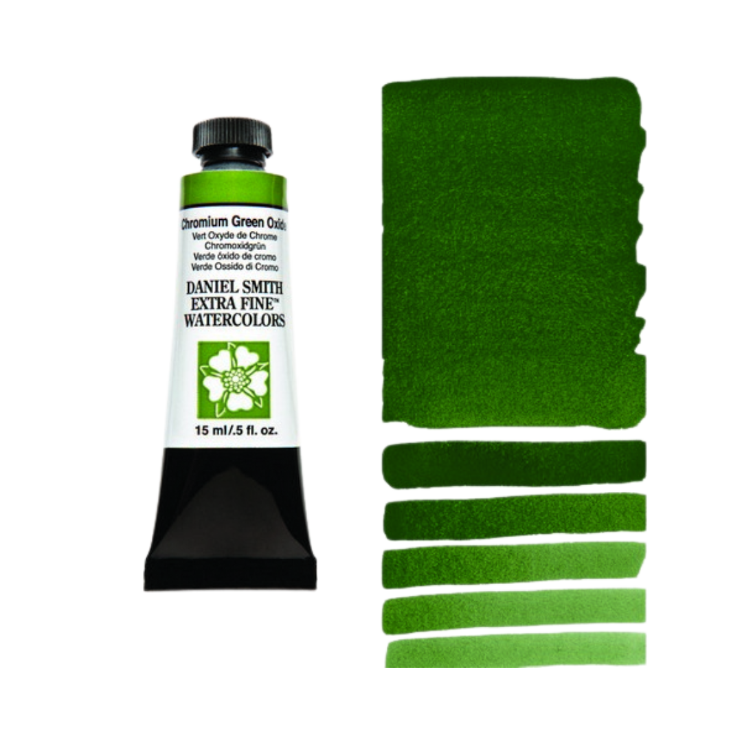 Daniel Smith Extra Fine Watercolor ā Chromium Green Oxide (15 ml)