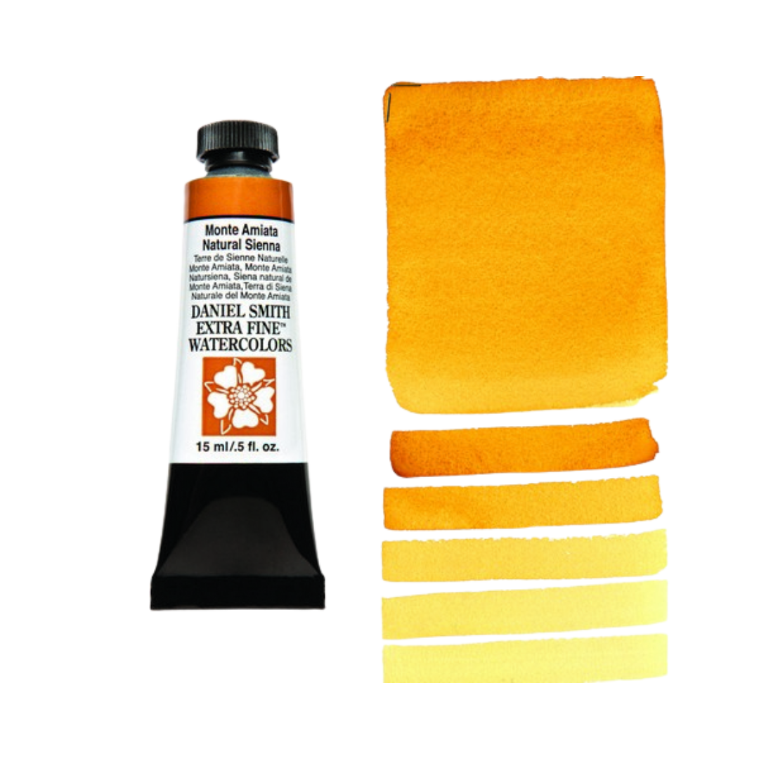 Daniel Smith Extra Fine Watercolor ā Monte Amiata Natural Sienna (15 ml)