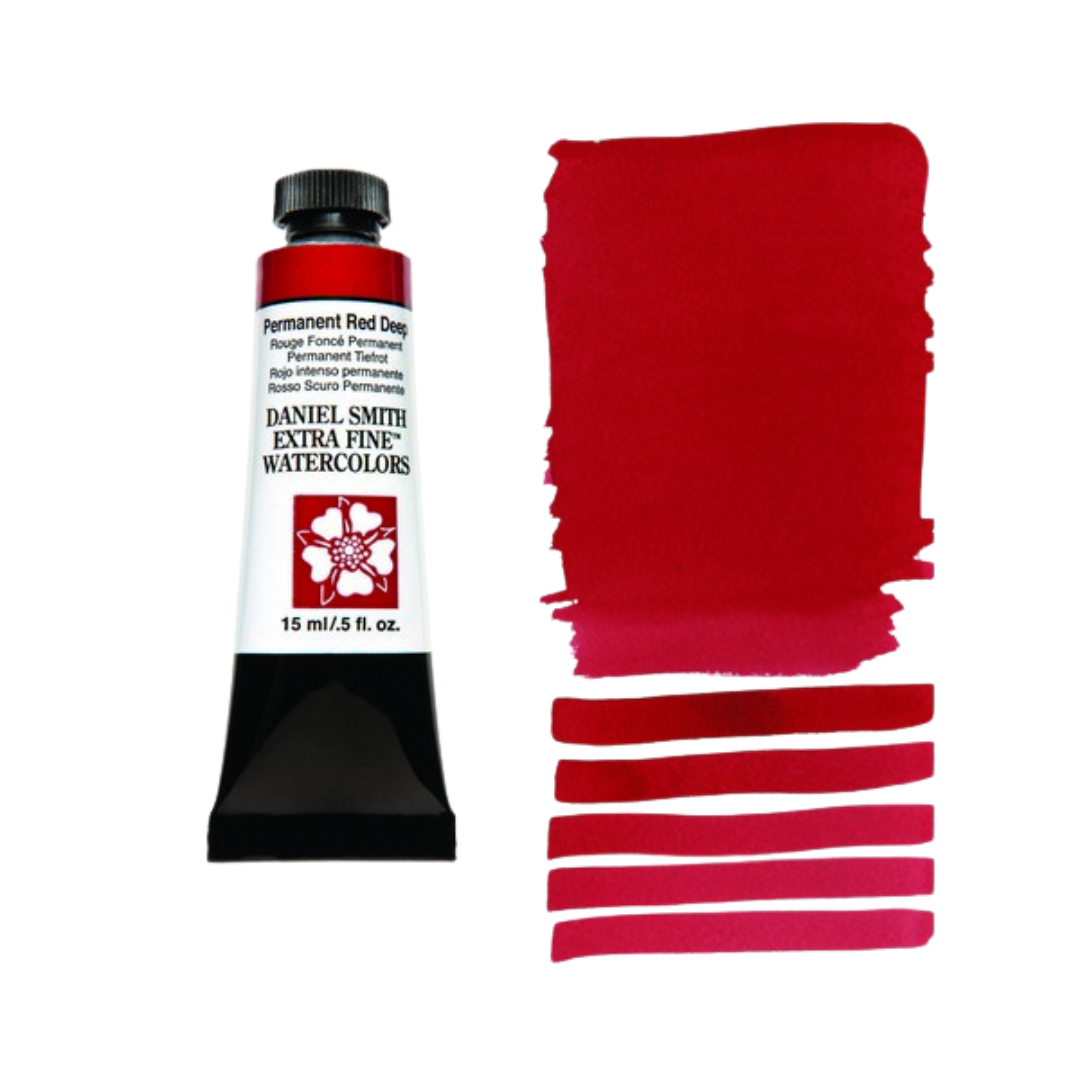 Daniel Smith Extra Fine Watercolor ā Permanent Red Deep (15 ml)