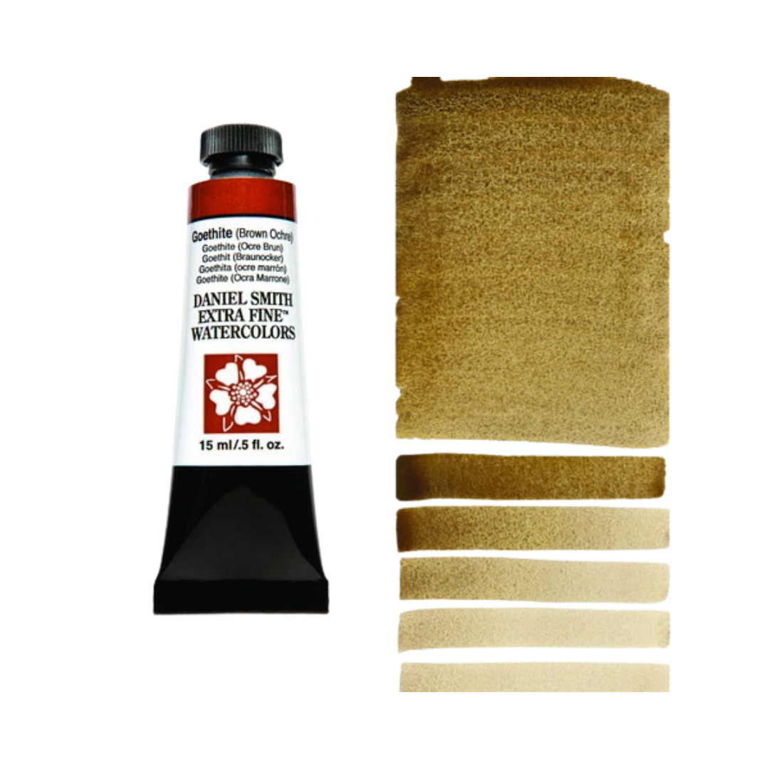 Daniel Smith Extra Fine Watercolor ā Goethite (Brown Ochre) (15 ml)