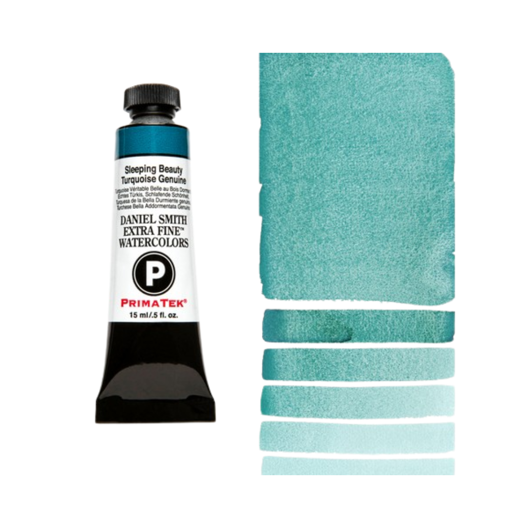 Daniel Smith Extra Fine Watercolor ā Primatek Sleeping Beauty Turquoise PT (15 ml)