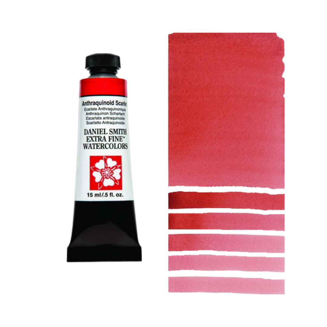Daniel Smith Extra Fine Watercolor ā Anthraquinoid Scarlet (15ml)