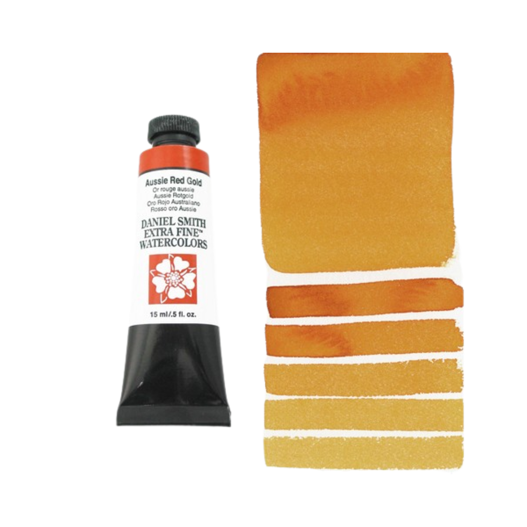 Daniel Smith Extra Fine Watercolor ā Aussie Red Gold (15ml)