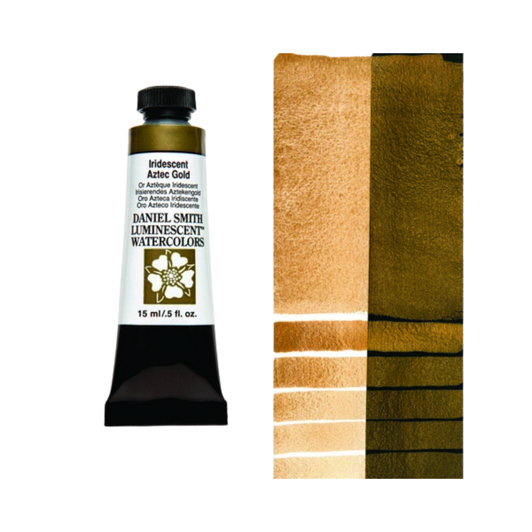 Daniel Smith Extra Fine Watercolor ā Iridescent Aztec Gold LM (15ml)