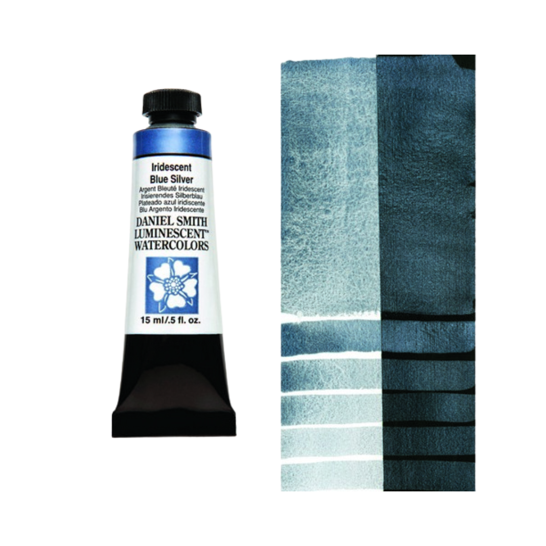 Daniel Smith Extra Fine Watercolor ā Iridescent Blue-Silver LM (15ml)