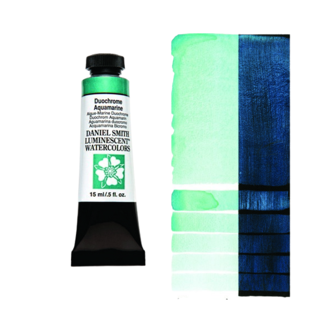 Daniel Smith Extra Fine Watercolor ā Duochrome Aquamarine LM (15ml)