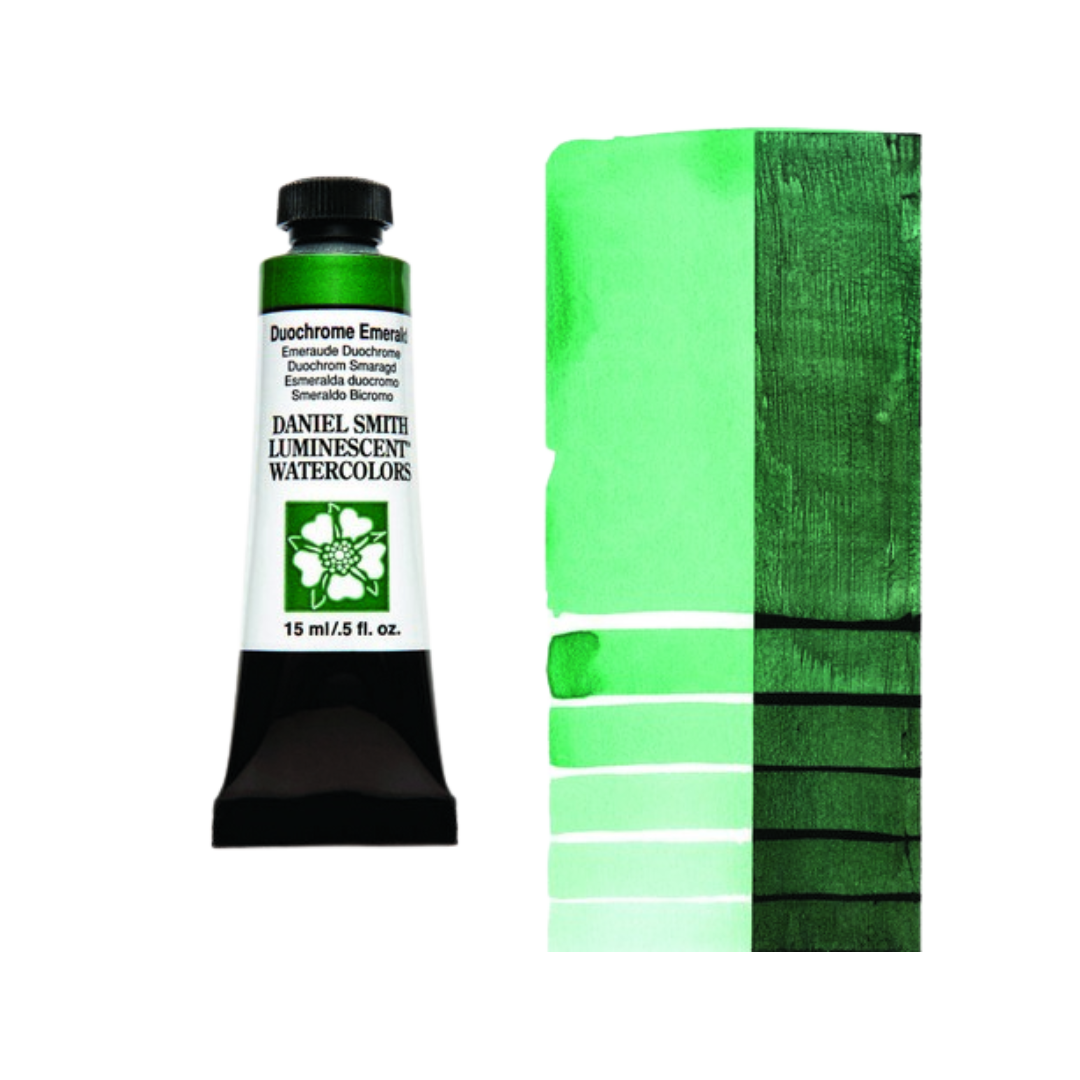 Daniel Smith Extra Fine Watercolor ā Duochrome Emerald LM (15ml)
