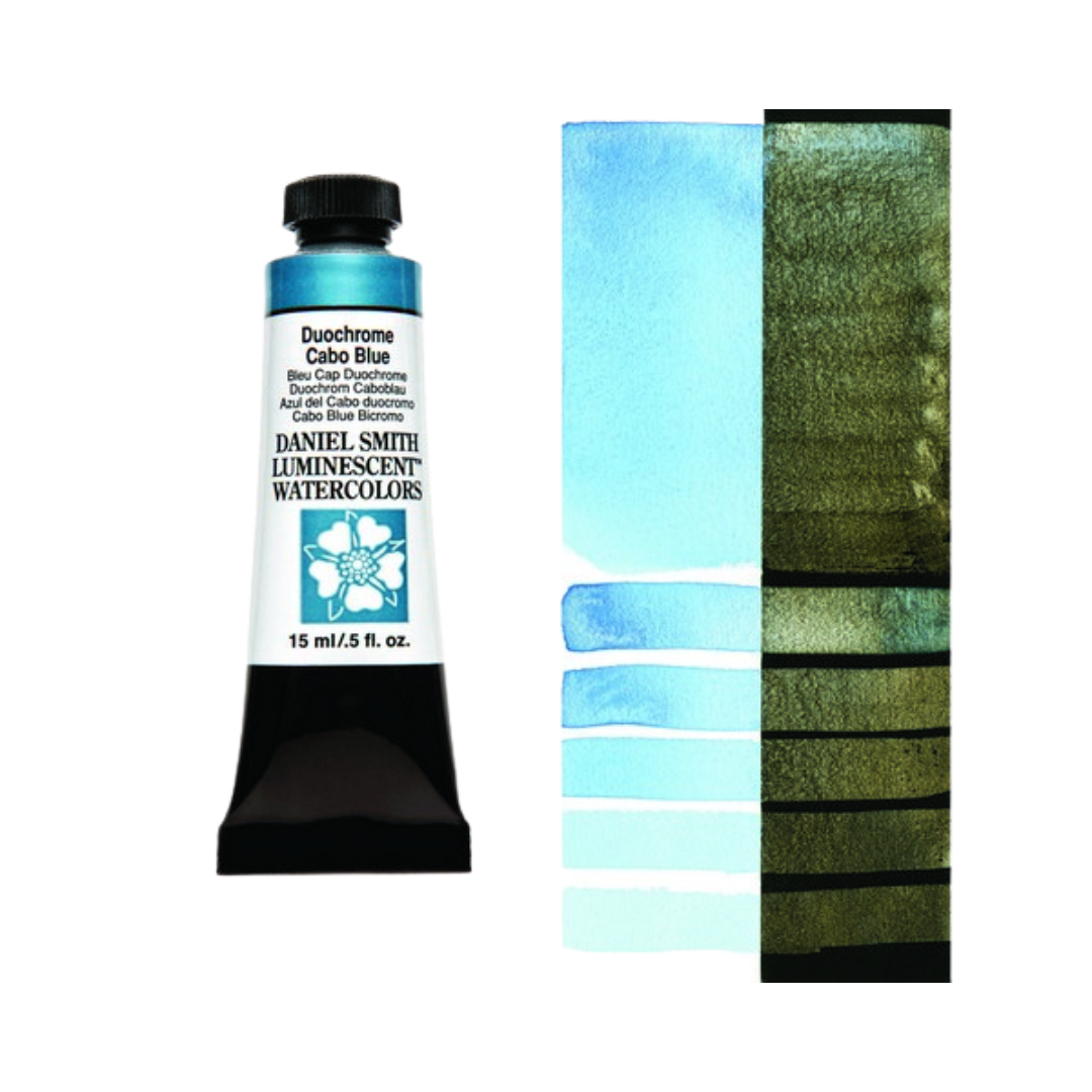 Daniel Smith Extra Fine Watercolor ā Duochrome Cabo Blue LM (15ml)