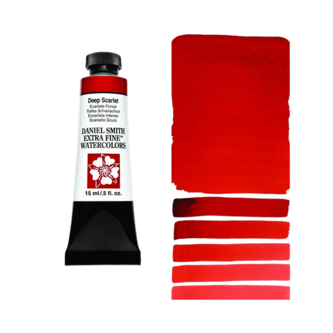 Daniel Smith Extra Fine Watercolor ā Deep Scarlet