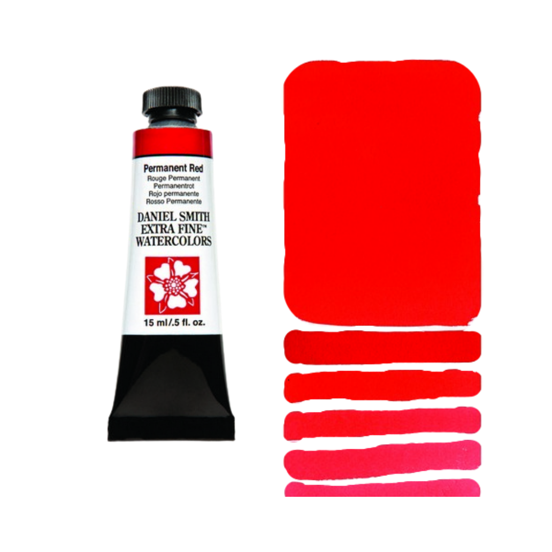 Daniel Smith Extra Fine Watercolor ā Permanent Red