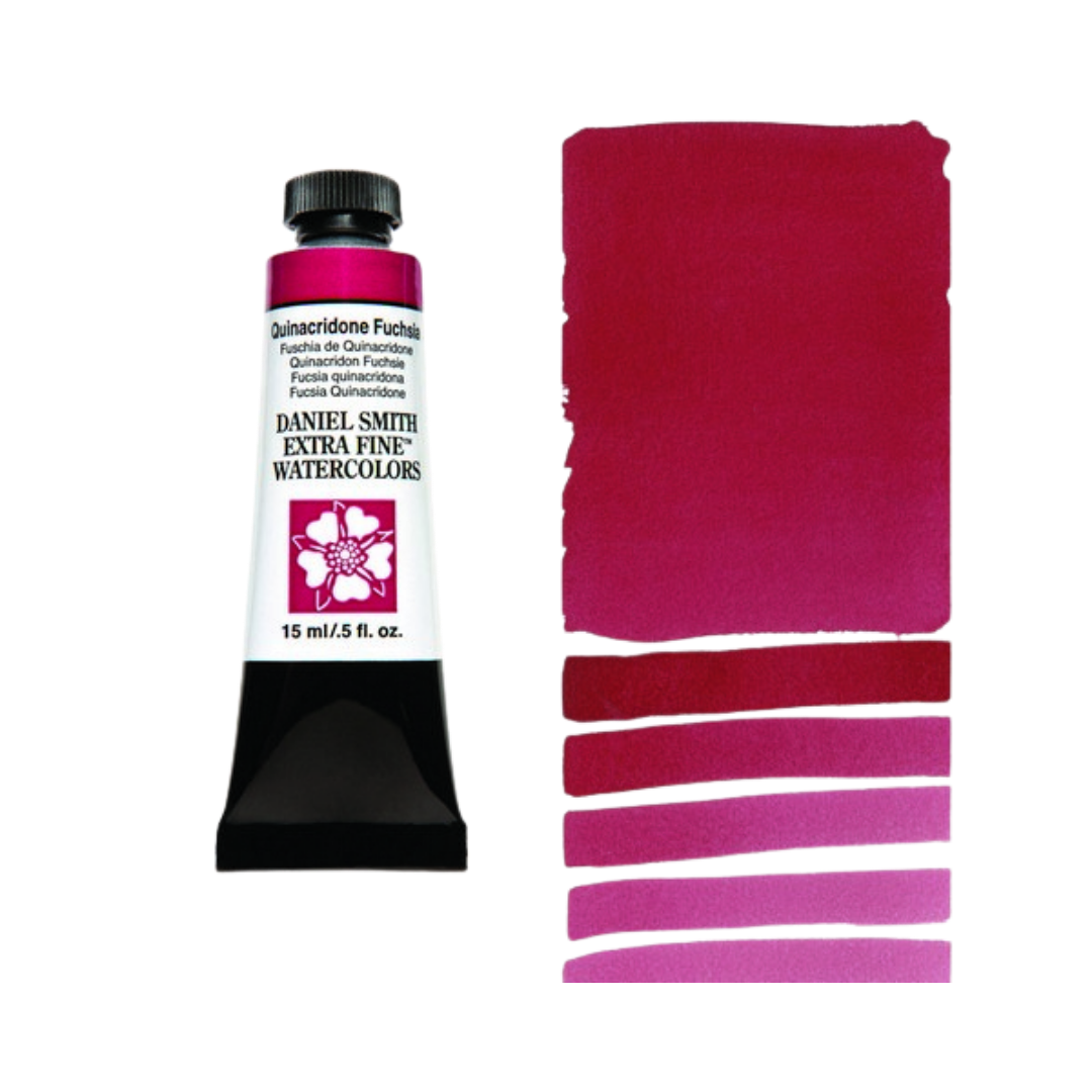 Daniel Smith Extra Fine Watercolor ā Quinacridone Fuchsia