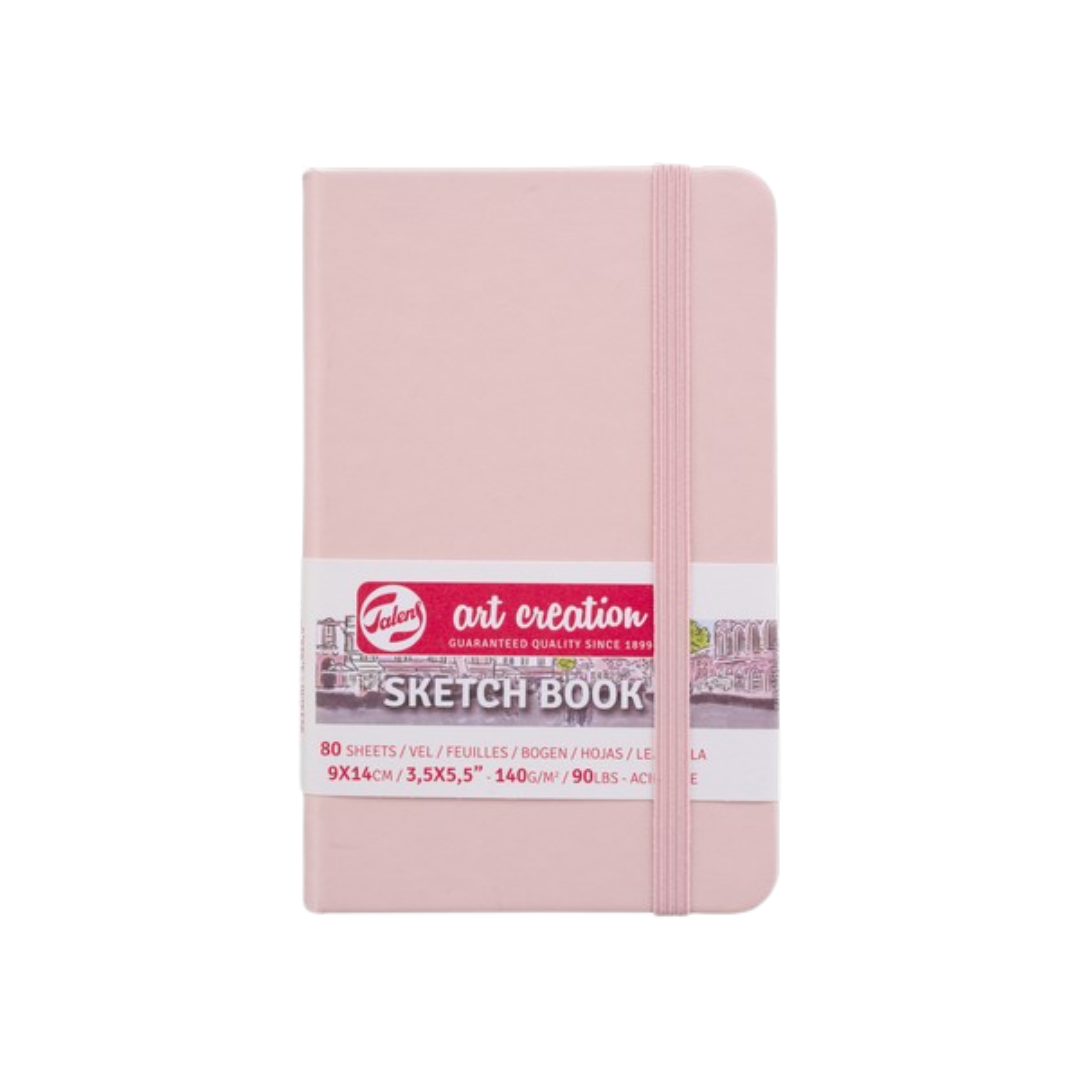 Talens Art Creation Sketchbook — Pink, 3.54 × 5.51 in