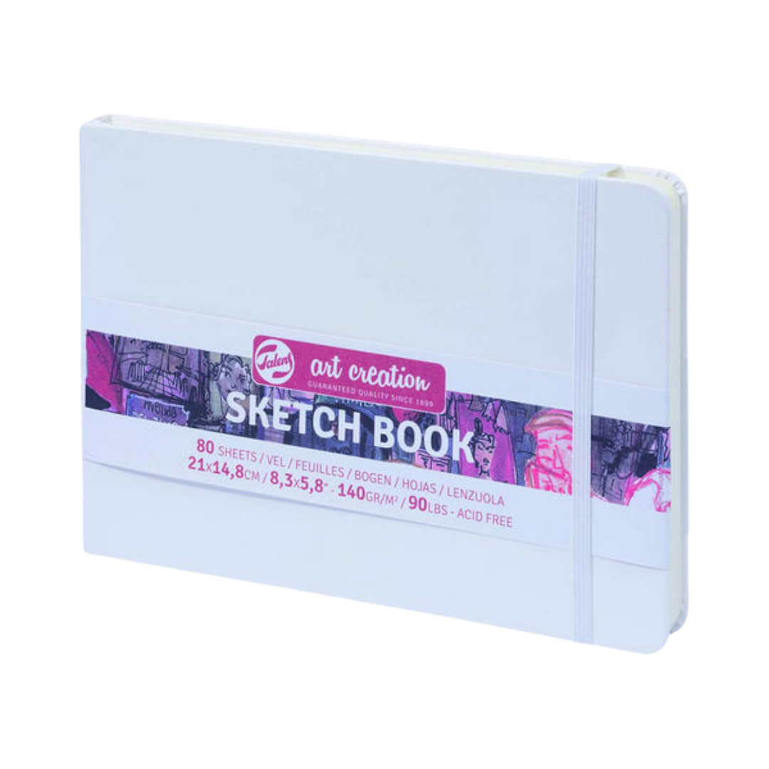 Talens Art Creation Sketchbook — White, 8.27 × 5.83 in