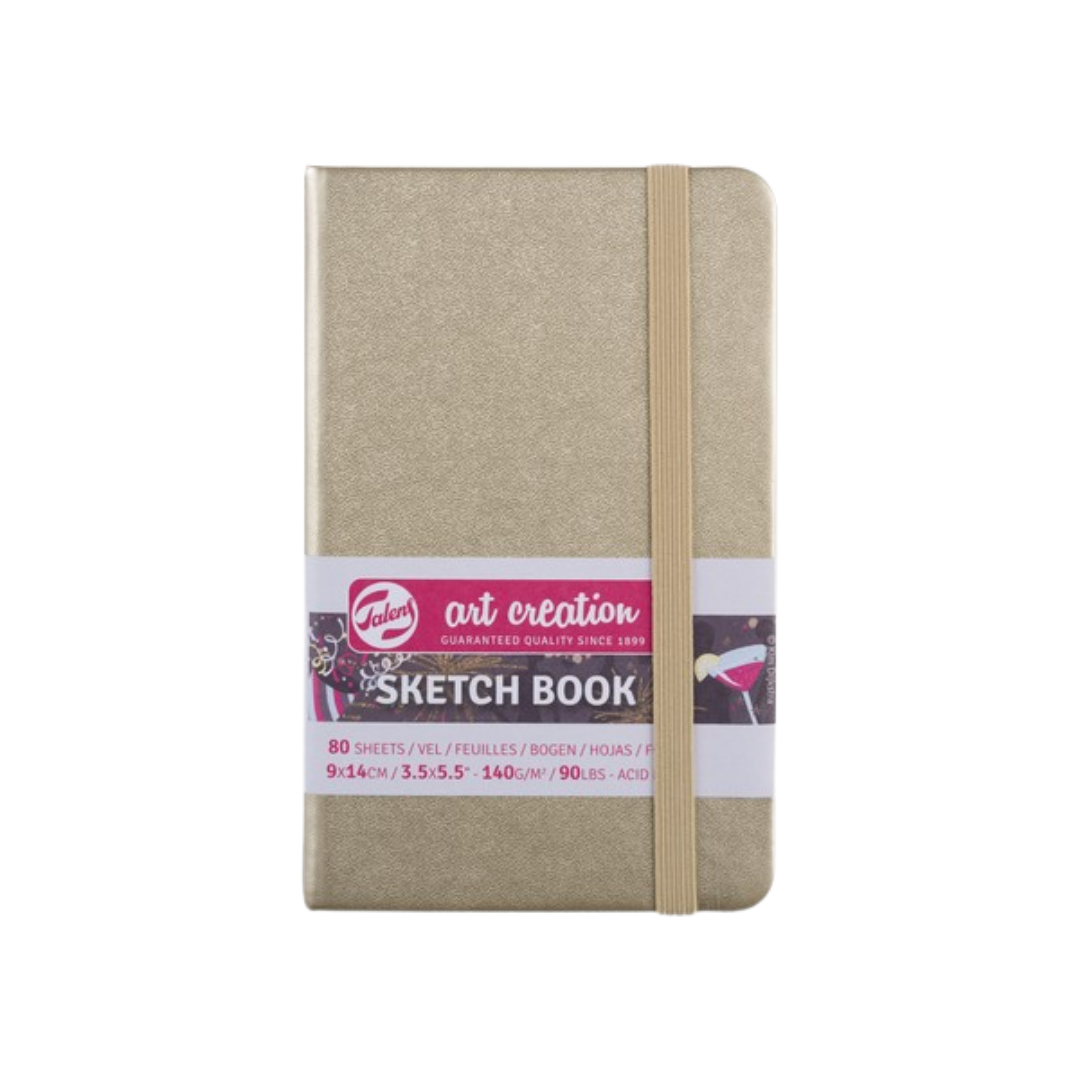 Talens Art Creation Sketchbook — White Gold, 3.54 × 5.51 in