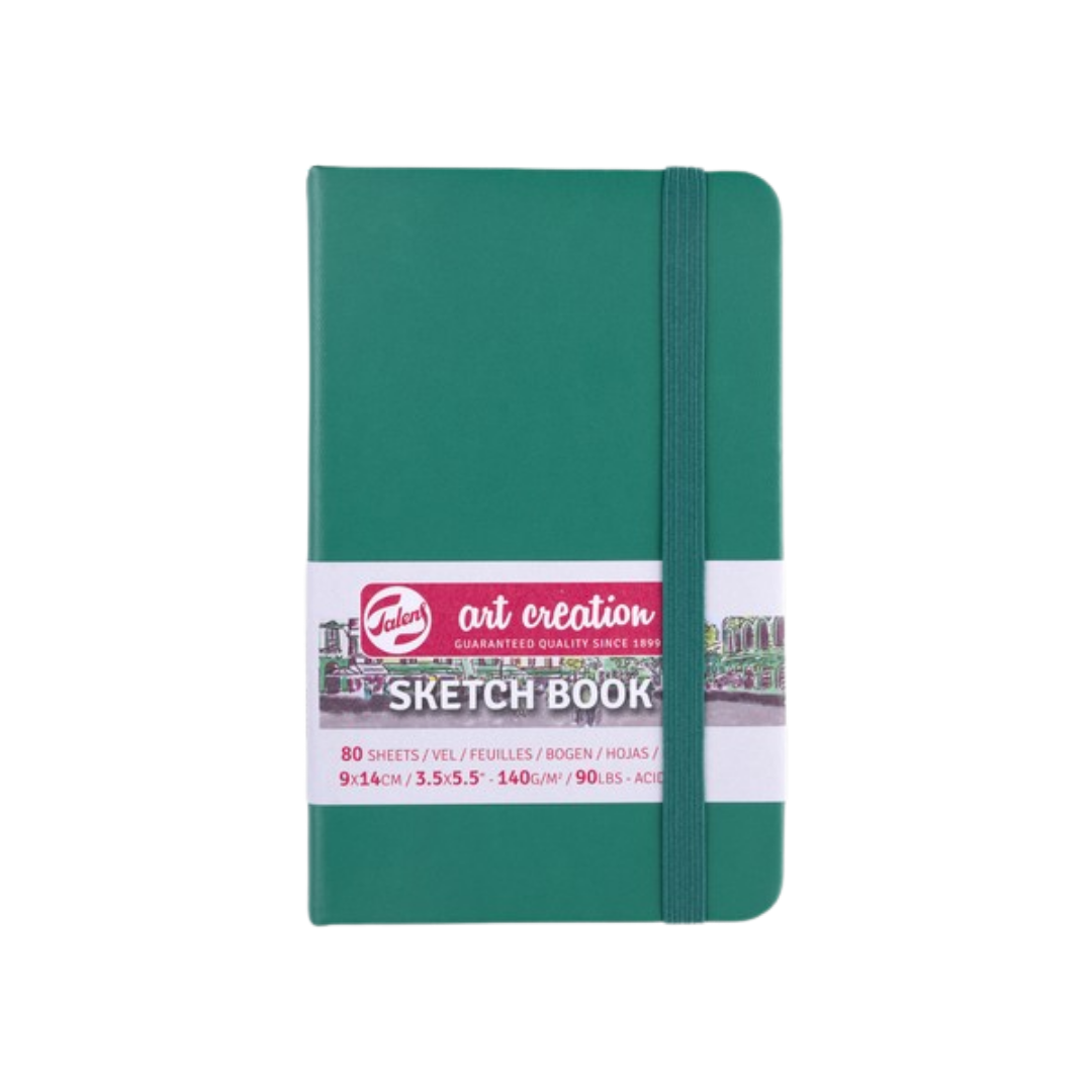 Talens Art Creation Sketchbook — Forest Green, 3.54 × 5.51 in