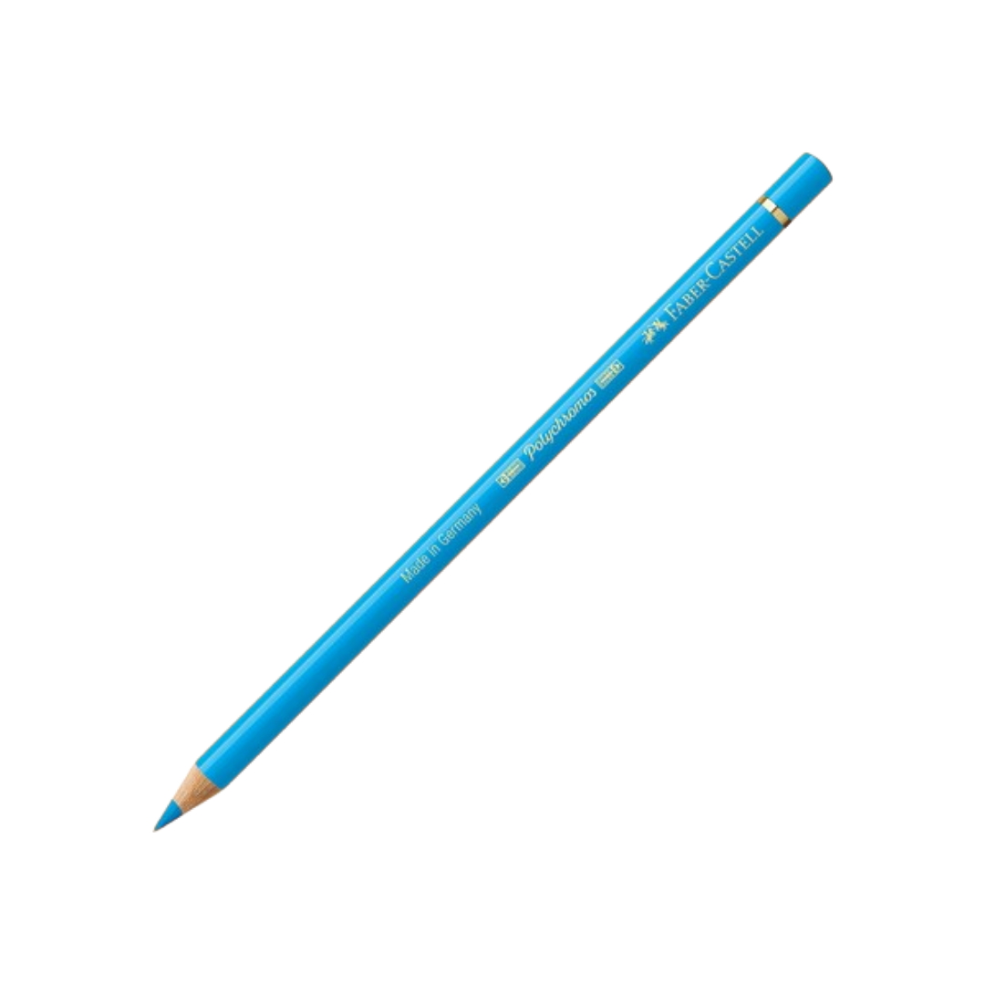 Faber-Castell Polychromos Colored Pencil — Light Phthalo Blue