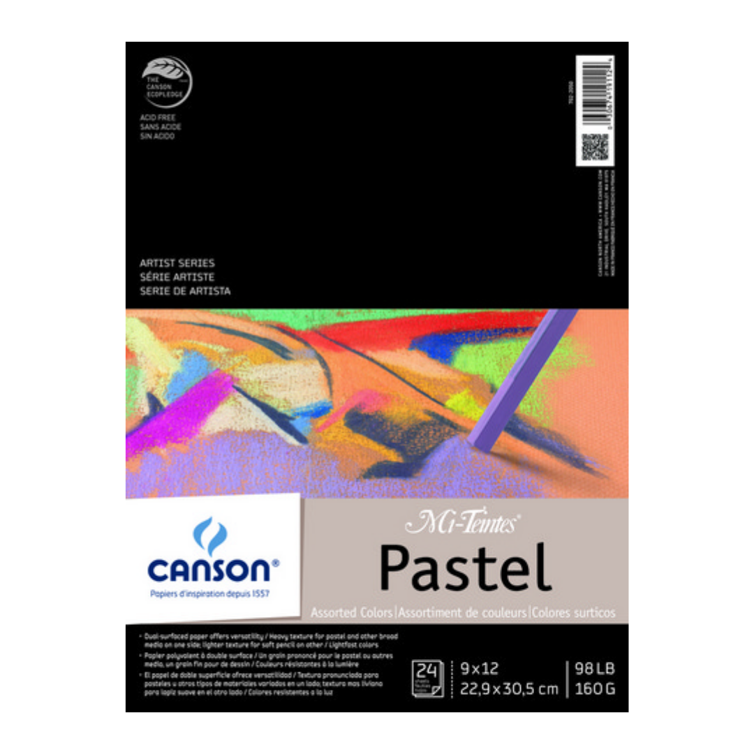 Artist Series Mi-Teintes Pastel Pad — 6 Colors (9" × 12")
