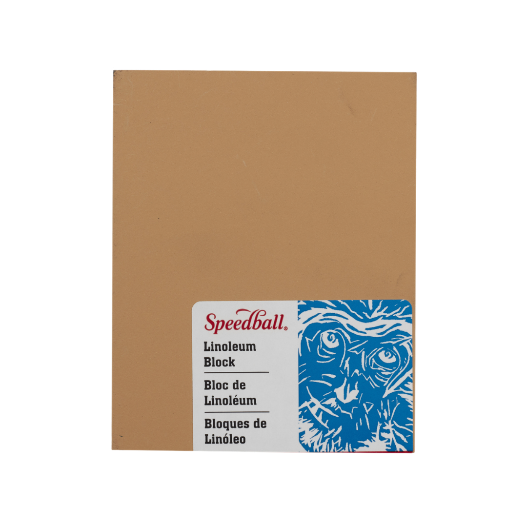 Linoleum Block Smokey Tan - 4x5