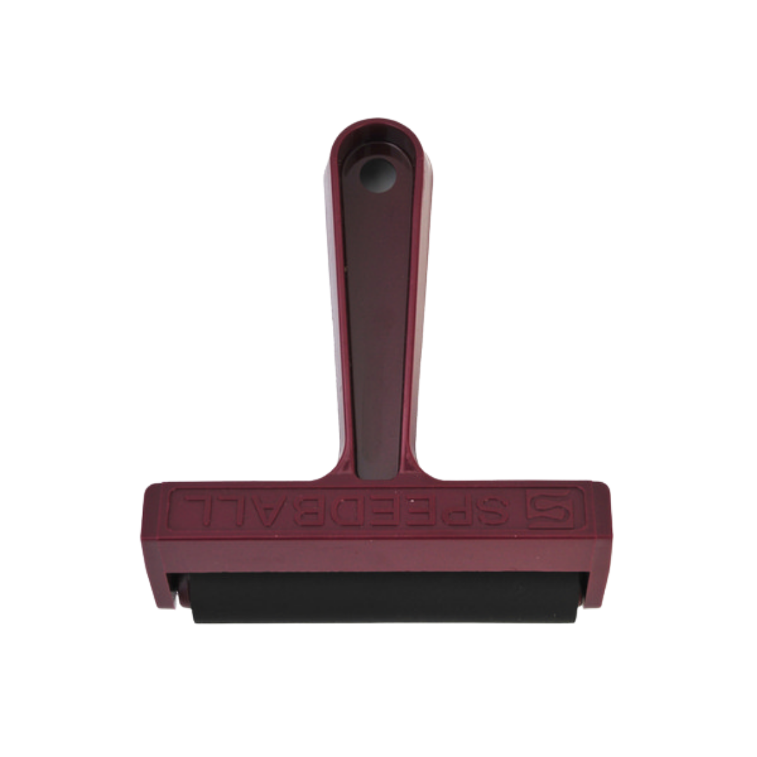 Hard Rubber Brayer – 4" Pop-In (Carded)