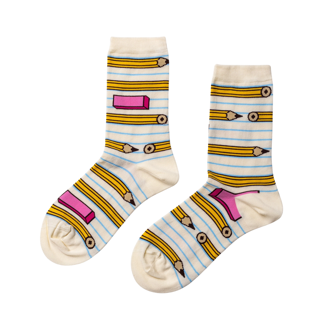 Pencil Small Crew Socks
