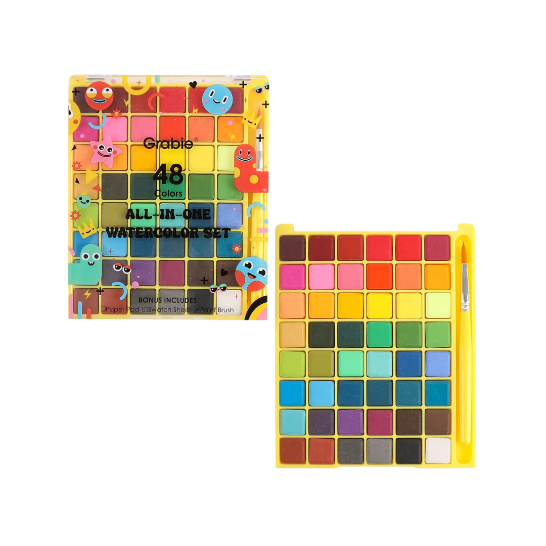 Grabie All-in-One Watercolors β Set of 48