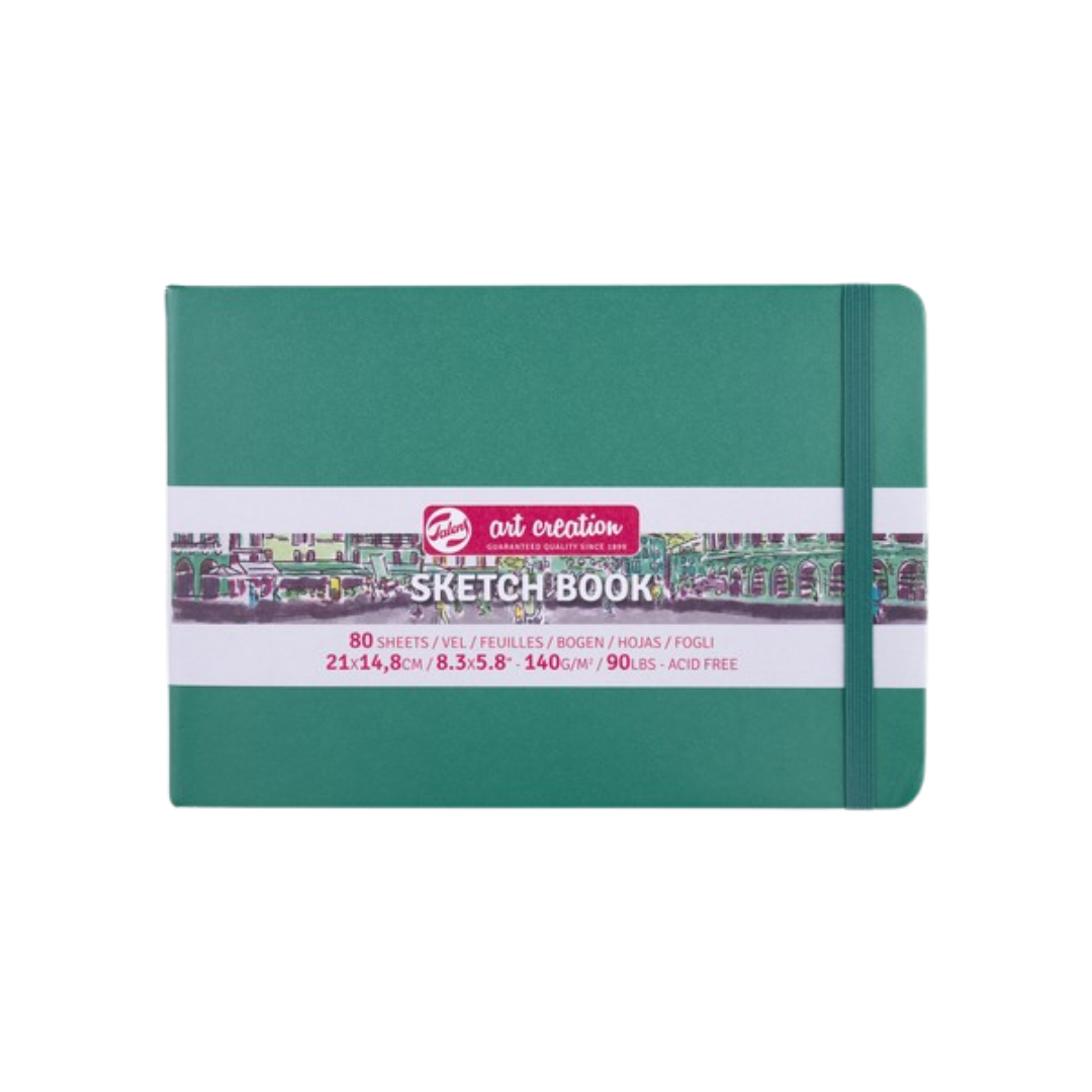 Talens Art Creation Sketchbook — Forest Green, 8.27 × 5.83