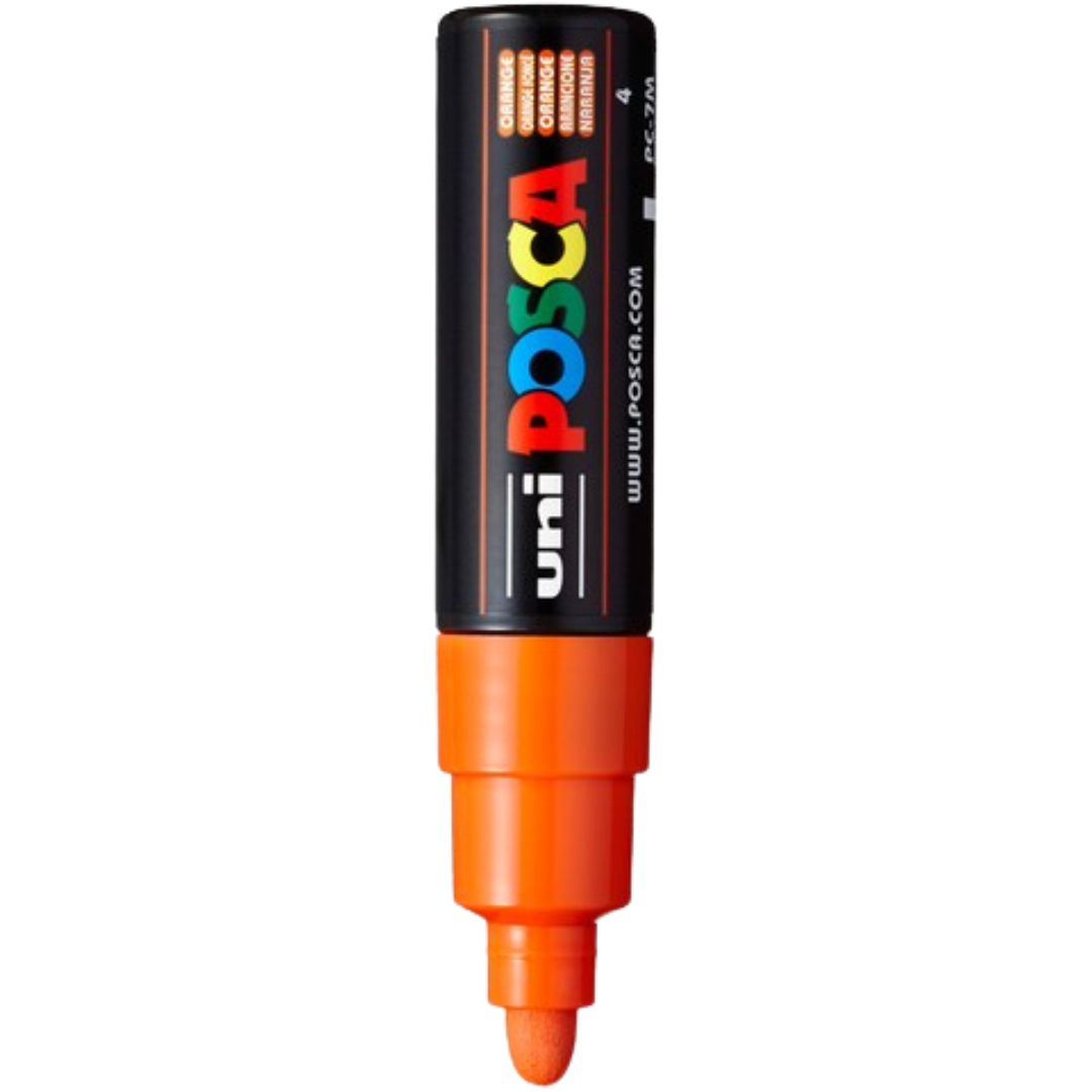 Posca PC-7M Paint Marker Broad Bullet Tip - Orange