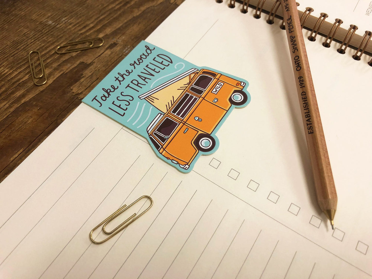 Traveled Camper Magnetic Bookmark